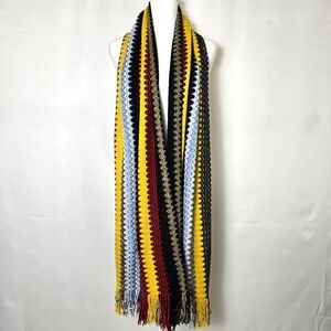 Missoni Chevron Shimmering Scarf 76"x20"